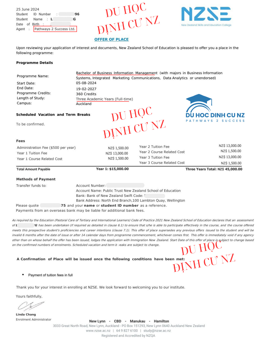 Học Đại học tại NZ với ngành Bachelor of Business Information Management 