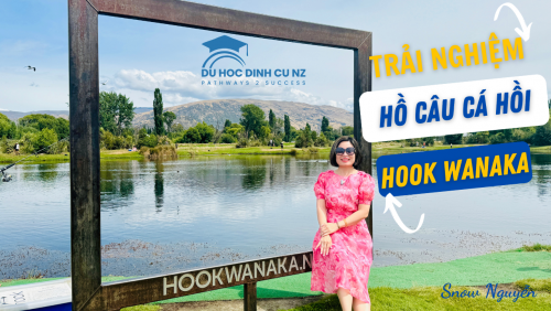 Trải nghiệm hồ câu cá hồi Hook Wanaka - hồ câu giải trí duy nhất tại Đảo Nam