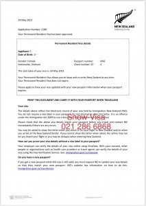 Chúc mừng 2 bạn nhận Permanent Resident Visa NZ