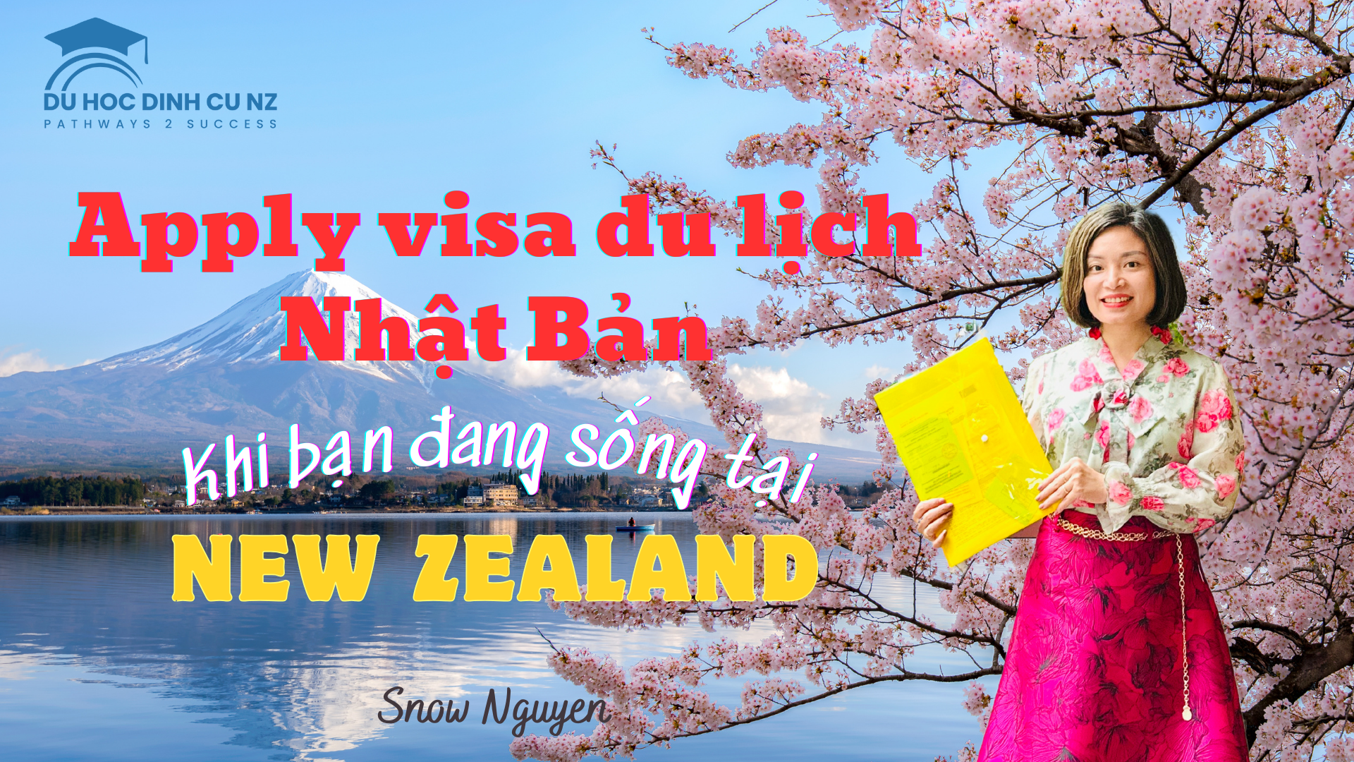 Apply visa Nhật Bản khi bạn đang sinh sống tại New Zealand 